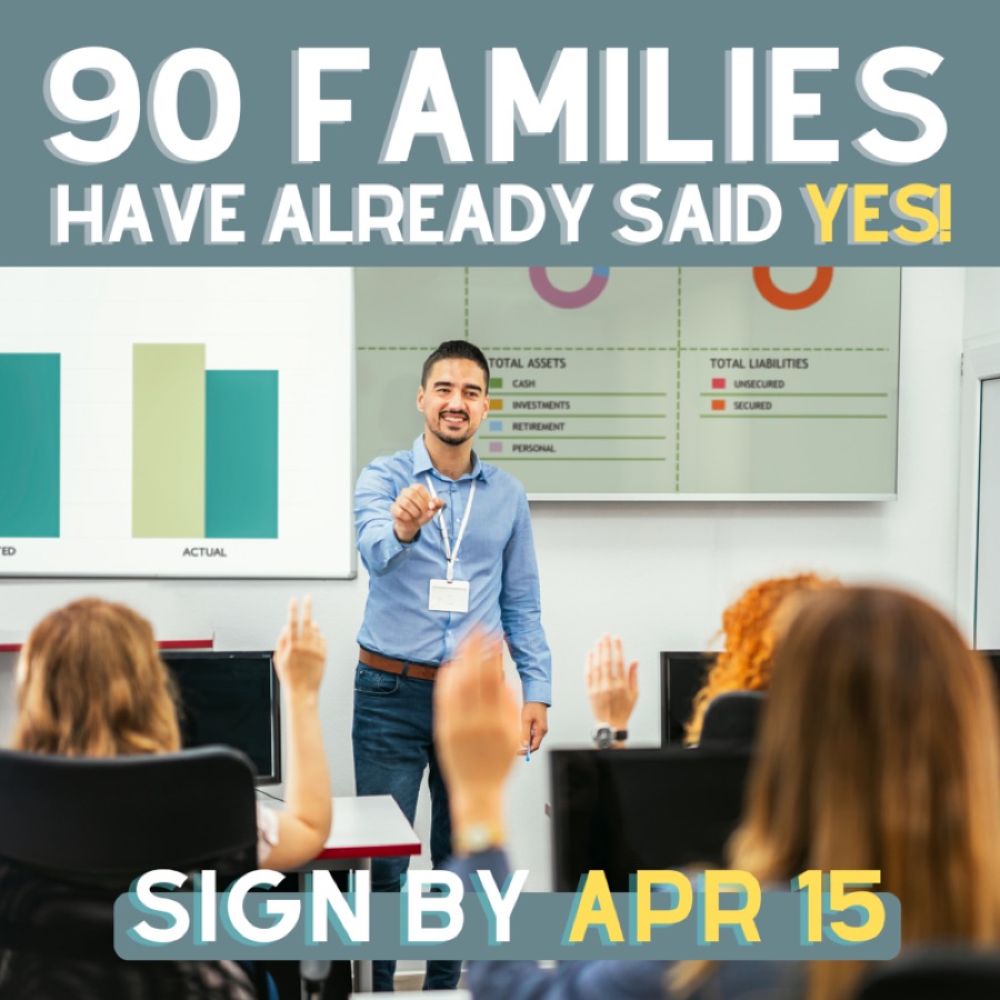 Nexus Charter School families ad
