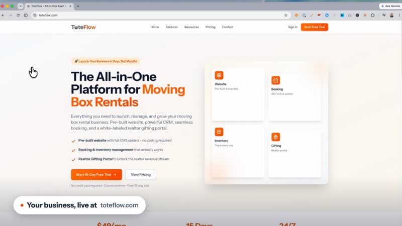 ToteFlow SaaS launch teaser